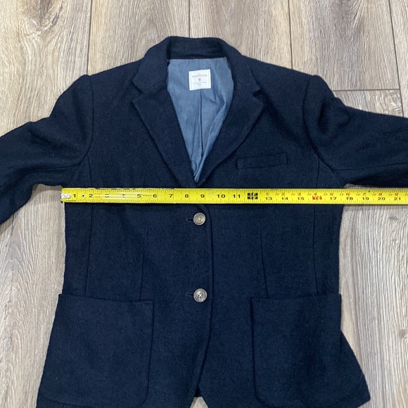 GAP The Academy Blazer 2 Button Lined Cotton Wool Blend Sz 6 - Picture 13 of 16